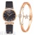 2021 New Cross-Border Hot Korean Style Trendy Simplicity Personalized Bow Women's Bracelet Watch Set Wholesale reloj