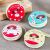 Tinplate Coin Purse Mini-Portable round Zipper Earphone Bag Christmas Cartoon Coin Key Storage Bag Generation