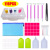 DIY Diamond Painting Tools 28 Grid Storage Box Set Multi-Head White Diamond Pen 3-14 PCs Football Pattern Zipper Bag