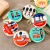 Tinplate Coin Purse Mini-Portable round Zipper Earphone Bag Christmas Cartoon Coin Key Storage Bag Generation