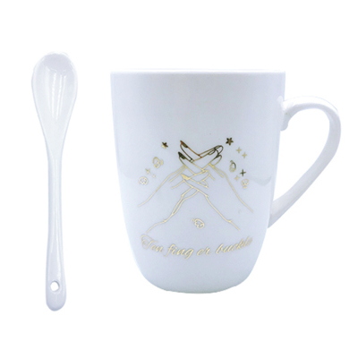 Custom Logo Porcelain Mug Plain White Mugs Blank Promotional