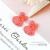 New Korean Style Children's Hair Clips Hair Accessories Imitation Wool Cherry Cartoon Love Heart-Shaped Hairpin Girls Children Headwear Accessories