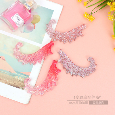 DIY Handmade Accessories Color Gradient Hair Accessories Headdress Creative Simple Modern Ornament Processing Materials