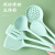 New Kitchen Silicone Spatula Meal Spoon Hot Pot Slotted Ladle Kitchen Shovel 5-Piece Set Spatula Set
