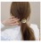 Japan and South Korea Cute Golden Rabbit Bear Headband Girl's Heart Hair Elastic Band Hair Rope Simple Sweet Hair Band Female