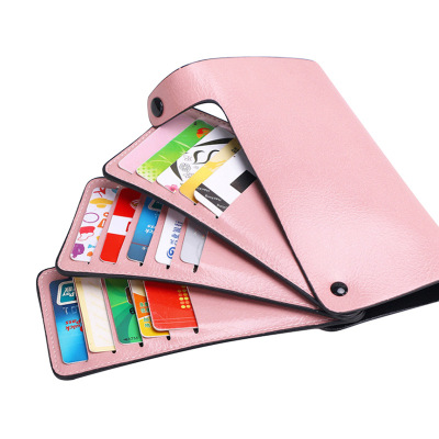 New Multiple Card Slots Rotating Card Cover Clip Men Women Bank Credit Card Holder Card Case