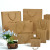 In Stock Wholesale Customized Advertising Shopping Bag Packaging Handbag Customized Clothing Personality Gift Bag Kraft Paper Bag