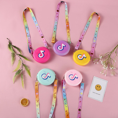 Cute Cartoon Coin Purse Multifunctional Soft Glue Children's Storage Bag Mom Shopping Bag Factory Wholesale