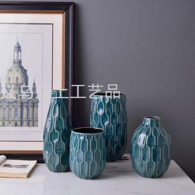 Gao Bo Decorated Home Home European-Style Simple Daily Ceramic Vase Four-Piece Set