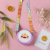 New Cute Satchel Korean Style New Cartoon Soft Glue Children's Silicon Cute Change Coin Earphone Pouch Factory Wholesale