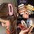Oversized Frosted Hair Clip Back Spoon All-Match Balls Hair Clip Simple Internet Celebrity Mori Hairpin Face Wash Color Duckbill