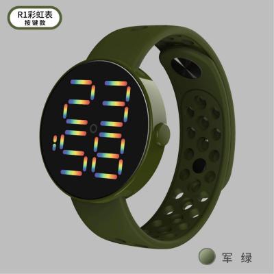 European and American Hot Led Sports Men's and Women's Electronic Watch Southeast Asia Best-Selling Silicone Jelly Electronic Watch WeChat Gift Watch