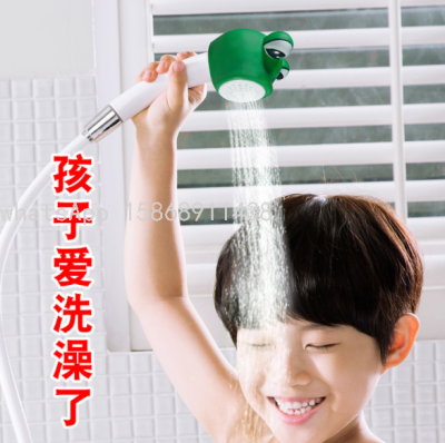 Shower Nozzle Supercharged Handheld Shower Water Heater Children Cartoon Animal Shower Bath Shower Head