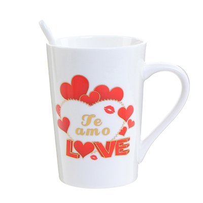 Valentine mug Ceramic Cup Gift set color box packing