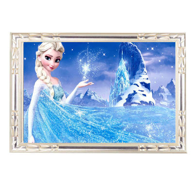 20 * 30cm Movie Cartoon Cartoon Frozen Character Small Diamond Painting Children's Hand-Inlaid Full Diamond Painting