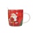 Christmas Promotional Ceramic Tea Cup With Spoon And Clock