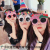 Birthday Cake Party Glasses Ball Internet Celebrity Xiaohongshu Party Funny Dress up Holiday Atmosphere Personalized Props