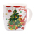 Wholesale Factory Ceramic Christmas Mug with Spoon Porcelain
