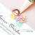 Cartoon Princess Barrettes Resin Jewelry DIY Accessories Wholesale