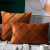 Cross-Border Solid Color Velvet Plaid Pillow Cover Creative Home Sofa Pillow Cases Pillow Cover Ins Bedside Throw Pillowcase Wholesale