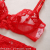 Red Seductive Embroidered Lace Underwear Sexy Seduction Sexy Lingerie Sexy Corset Underwear Set