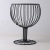 Wine Glass Black Metal Fruit Basket Snacks Sundries Storage Basket Storage Basket Storage Basket