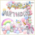 Unicorn Balloon Rainbow Horse Balloon Wedding Balloons Wholesale Birthday Party Decoration Aluminum Film Balloon