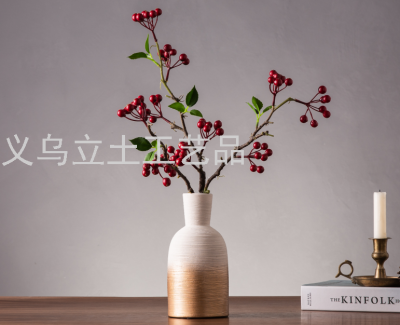 Gao Bo Decorated Home New European-Style Ceramic Brushed Gradient Vase