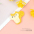 Cartoon Owl Bear Squirrel Small Animal Resin Accessories Creative DIY Hair Accessories Barrettes Hair Ring Decoration Accessories