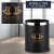 Iron Trash Can Logo Hotel Hotel Dedicated Double-Layer KTV Home Paint Metal Living Room Commercial Bucket