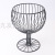 Wine Glass Black Metal Fruit Basket Snacks Sundries Storage Basket Storage Basket Storage Basket