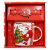 Wholesale Bulk Christmas theme red glazed coffee ceramic san