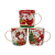 2021 New Custom Wholesale Christmas Colorful Ceramic Porcela