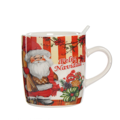 Christmas Mug ceramic coffee cup with Wallet 