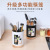 European-Style Drain Tableware Storage Bucket Kitchen Knife, Fork and Spoon Storage Solid Wood Removable Shelf Chopsticks Box