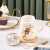 Hot Sale Starry Sky Cover Ceramic Cup with Cover Office Cup Cartoon Animal Creative Glass