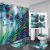 Cross-Border E-Commerce Direct Supply Digital Printing Waterproof Shower Curtain Animal Peacock Series Graphic Customization Factory Direct Sales