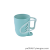 S81-0806 Biyi Double Flying Plastic Cup Durable Fashion Hollowed-Out Mouthwash Cup Love Pattern Cup