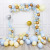 Cross-Border Wedding Balloon Chain Package with Paper Card Macaron Rubber Balloons Set Birthday Wedding Room Ceremony Party Decoration