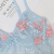 Lace Contrast-Color Embroidery Sexy Lingerie Sexy Lingerie Bra