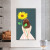 Simple Artistic Sunflower Beauty Canvas Painting Home Hotel Hall Corridor HD Wall Decoration Hanging Painting