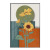 Hallway European Simple Sunflower Fashion Creative Decorative Painting Vertical Hanging Picture Corridor Wall Mural Crystal Porcelain Painting
