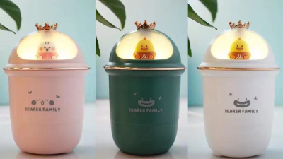 New Crown Humidifier Cute Mini Small Household Usb Portable Hydrating Mute Office Humidifier