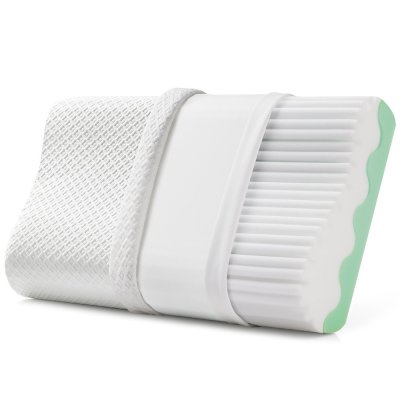 Amazon Hot Sale Memory Foam Pillow Breathable Wave Slow Rebound Sponge High-Low Massage Pillow