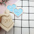 Fondant Cake Mold Heart-Shaped Slogan Valentine's Day Wedding Cake Mold Chocolate Plug-in Baking Tool