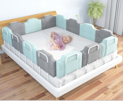 New Baby Crib Fence Baby Anti-Fall Bed Fence