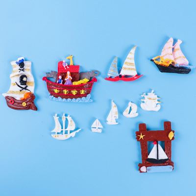 Baking Tool Ocean Wind Series Oars Sailing Anchor Silicone Mold Pirate Ship Chocolate Decoration Cake Mold