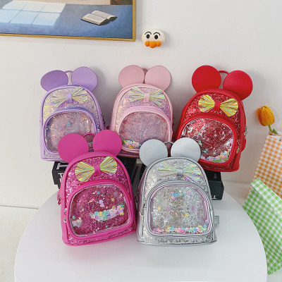 Children's Schoolbag Kindergarten Baby Lightweight Mini Backpack Girl Cute Backpack Summer Jelly Backpack
