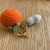 Good Thing Happened Keychain Wool Persimmon Peanut Pendant Bag Knitted Buckle Milk Cotton Wool Products