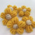 New Wool Flowers Hand-Woven Acrylic Clothing Accessories Color Puff Flower Crochet Flower Wholesale